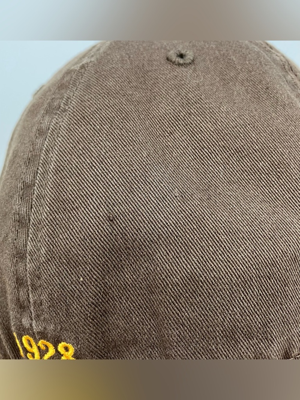 47 Boston Bruins NHL Fitted Hat Size XL Brown Vintage Hockey Logo Twins Ent - Picture 5 of 11